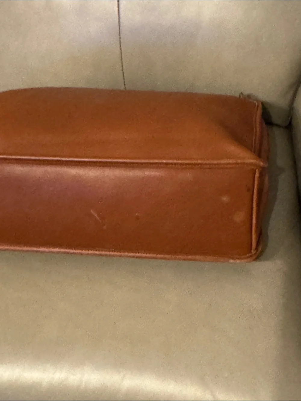Coach vintage unisex Men's Leather Briefcase in Cognac B6C-5266